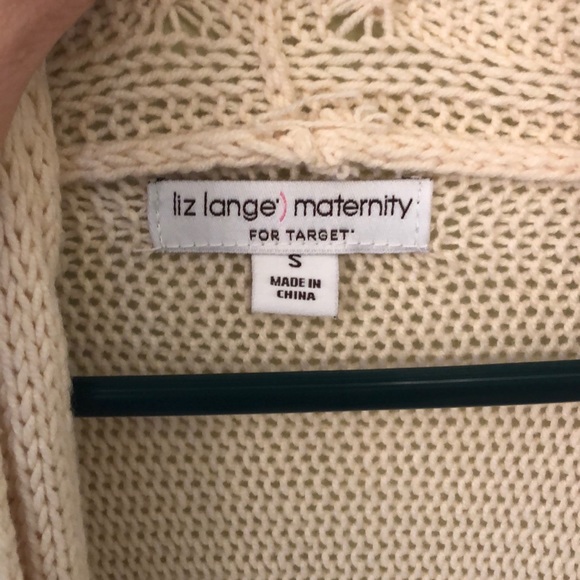 Liz Lange maternity cardigan sweater - Picture 2 of 2